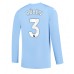 Billige Manchester City Ruben Dias #3 Hjemmebane Fodboldtrøjer 2023-24 Langærmet